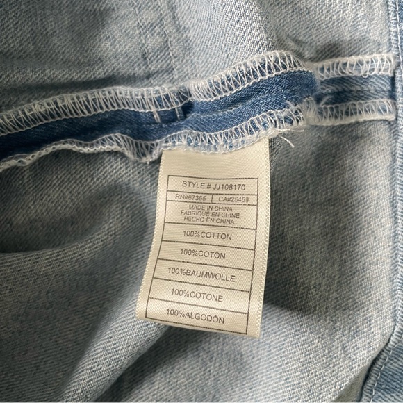 Jack by BB Dakota Denim Mini Dress Skirtall New 100% cotton without tags xs - Picture 7 of 8